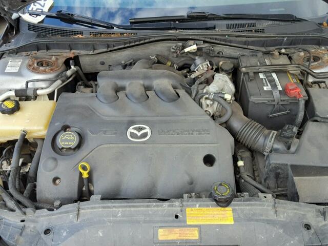 1YVHP80D165M70656 - 2006 MAZDA 6 S GRAY photo 7