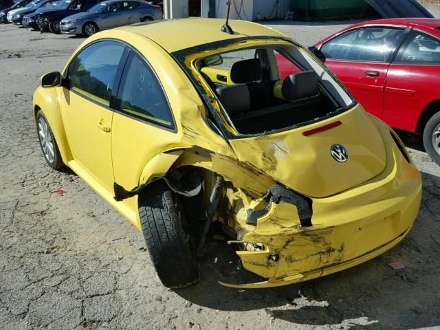 3VWRW31C88M512594 - 2008 VOLKSWAGEN NEW BEETLE 黄色 照片 3