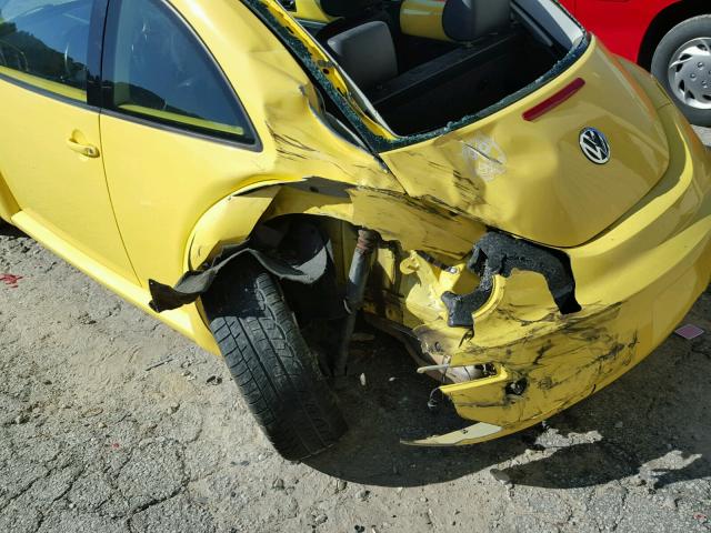 3VWRW31C88M512594 - 2008 VOLKSWAGEN NEW BEETLE 黄色 照片 9