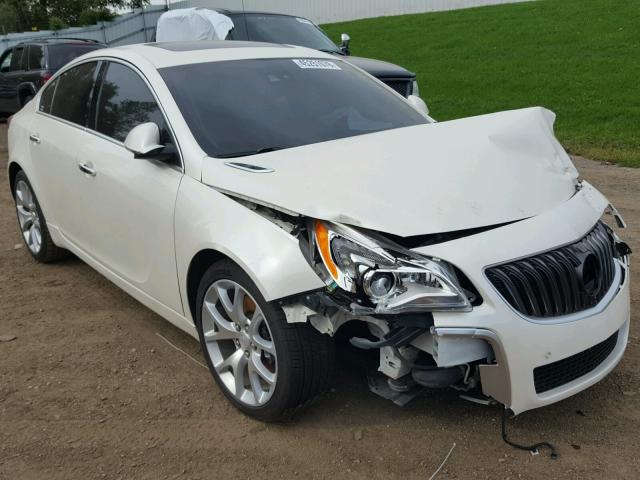 2G4GT5GX4E9221678 - 2014 BUICK REGAL GS WHITE photo 1