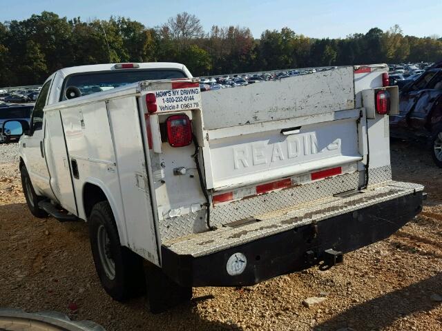 1FDSF30L82ED64641 - 2002 FORD F350 WHITE photo 3