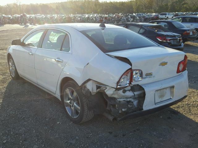 1G1ZD5E01CF367968 - 2012 CHEVROLET MALIBU 2LT WHITE photo 3