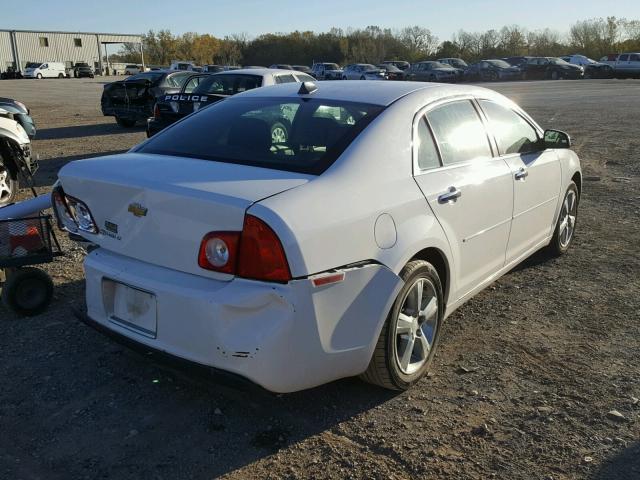 1G1ZD5E01CF367968 - 2012 CHEVROLET MALIBU 2LT WHITE photo 4