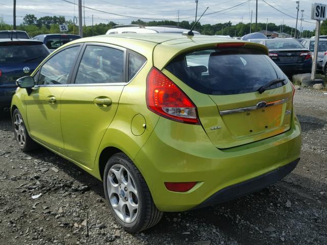 3FADP4FJ7BM166476 - 2011 FORD FIESTA SES GREEN photo 3