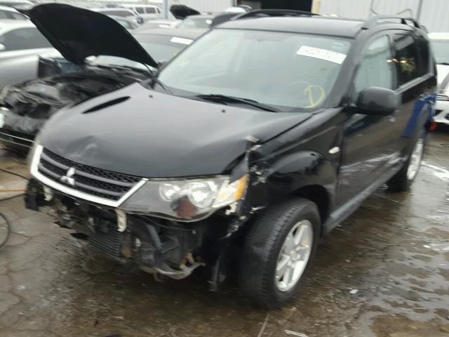 JA4LT21W19Z013992 - 2009 MITSUBISHI OUTLANDER BLACK photo 2