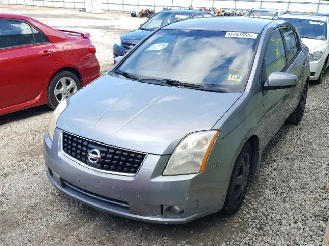 3N1AB61E98L736447 - 2008 NISSAN SENTRA 2.0 GRAY photo 2