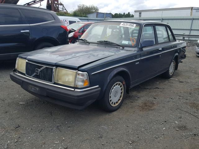 YV1AA8840M1441077 - 1991 VOLVO 240 GREEN photo 2