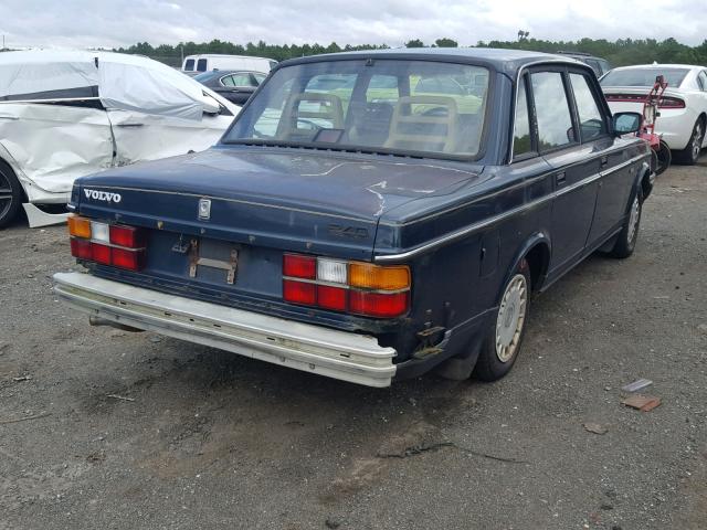 YV1AA8840M1441077 - 1991 VOLVO 240 GREEN photo 4