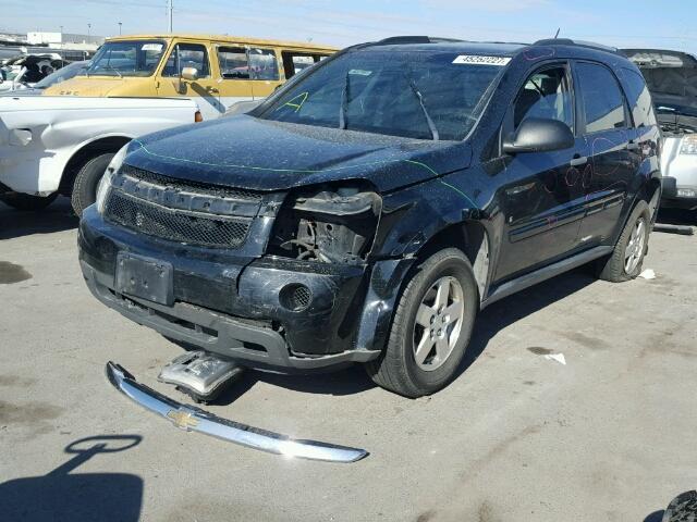 2CNDL23F296203878 - 2009 CHEVROLET EQUINOX LS BLACK photo 2