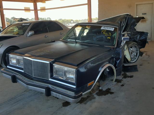 1C3BF66P9HX805369 - 1987 CHRYSLER FIFTH AVEN BLUE photo 2