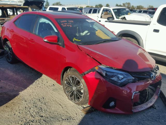 5YFBURHE5FP359845 - 2015 TOYOTA COROLLA L RED photo 1