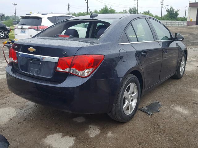 1G1PC5SB7F7207379 - 2015 CHEVROLET CRUZE LT BLACK photo 4