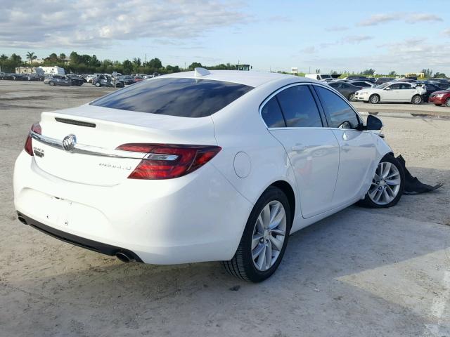2G4GK5EX5G9119248 - 2016 BUICK REGAL WHITE photo 4