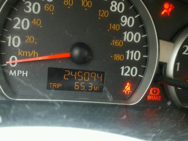 1G8AF52F33Z197242 - 2003 SATURN ION LEVEL SILVER photo 8