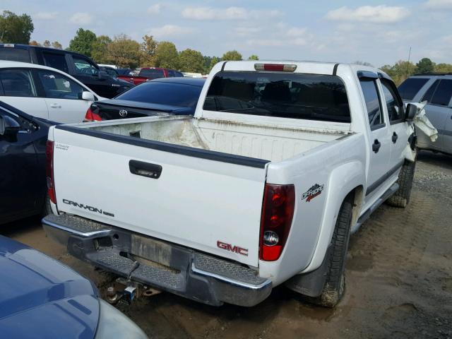 1GTDT13E978182217 - 2007 GMC CANYON WHITE photo 4