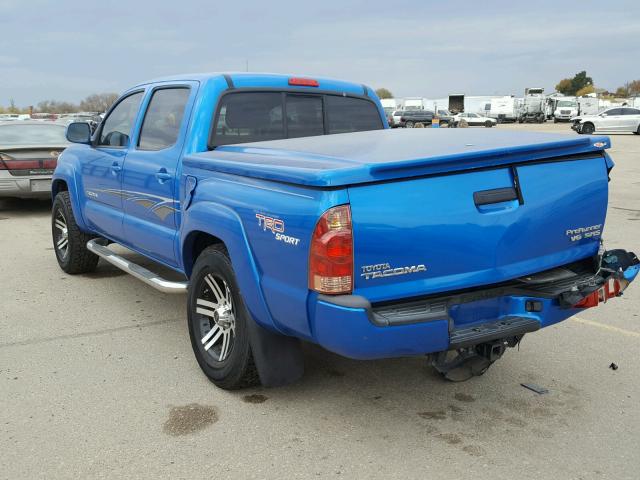 5TEJU62NX7Z459342 - 2007 TOYOTA TACOMA DOU GREEN photo 3