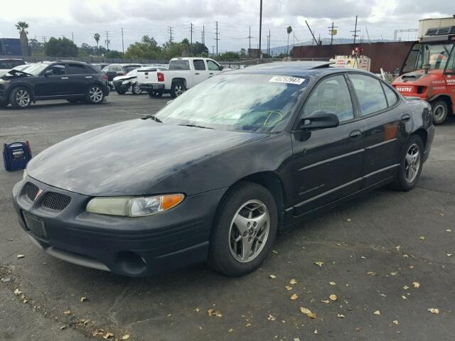 1G2WP52K72F176064 - 2002 PONTIAC GRAND PRIX BLACK photo 2