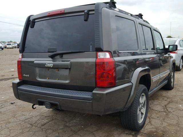 1J8HG48K16C313859 - 2006 JEEP COMMANDER GRAY photo 4