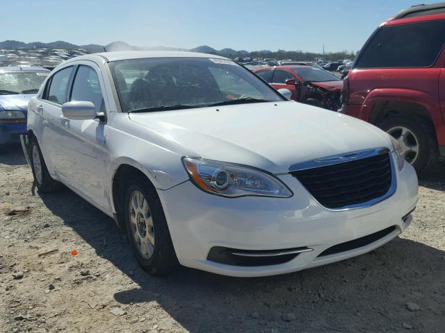 1C3CCBBGXDN678052 - 2013 CHRYSLER 200 TOURIN WHITE photo 1