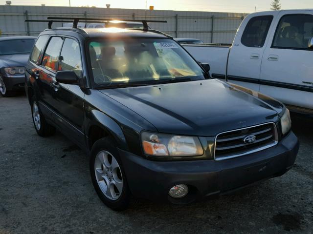 JF1SG63623G706850 - 2003 SUBARU FORESTER GREEN photo 1