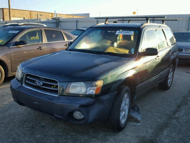 JF1SG63623G706850 - 2003 SUBARU FORESTER GREEN photo 2