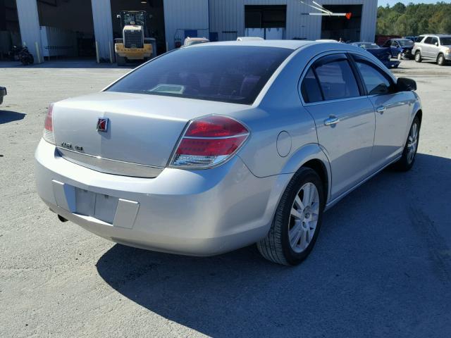 1G8ZV57BX9F141496 - 2009 SATURN AURA SILVER photo 4