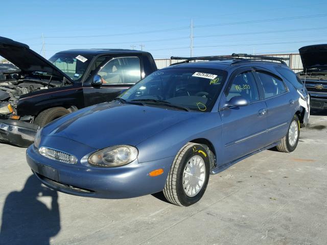 1MEFM58U8XA616096 - 1999 MERCURY SABLE BLUE photo 2