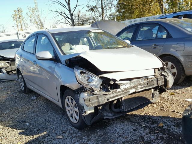 KMHCT4AE7DU501936 - 2013 HYUNDAI ACCENT GLS SILVER photo 1