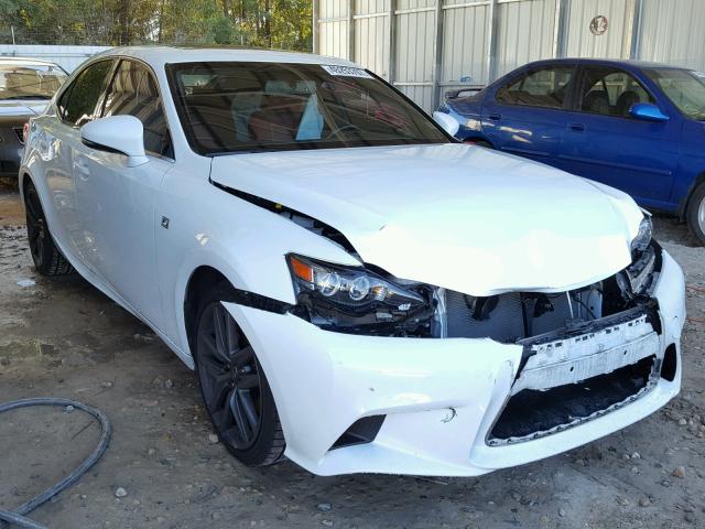 JTHBF1D22F5063782 - 2015 LEXUS IS WHITE photo 1