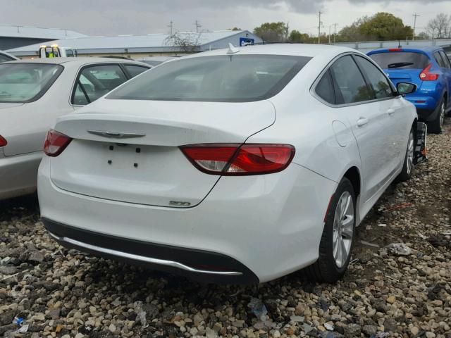 1C3CCCAB2GN155771 - 2016 CHRYSLER 200 LIMITE WHITE photo 4