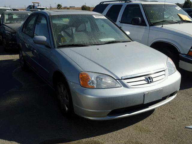 2HGES26711H513935 - 2001 HONDA CIVIC SILVER photo 1