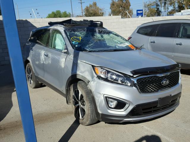 5XYPHDA56GG041116 - 2016 KIA SORENTO EX SILVER photo 1