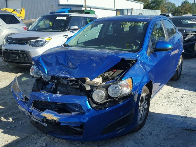 1G1JC5SH1G4156538 - 2016 CHEVROLET SONIC LT BLUE photo 2