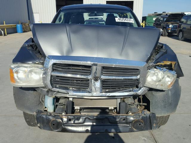 1D7HE42N96S643602 - 2006 DODGE DAKOTA SLT GRAY photo 7