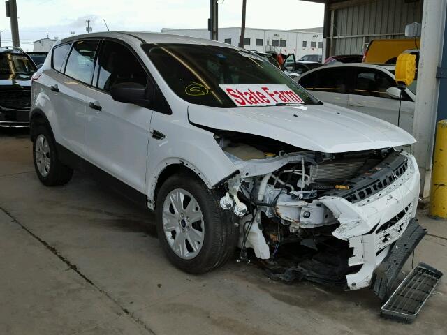 1FMCU0F77EUB61902 - 2014 FORD ESCAPE S WHITE photo 1