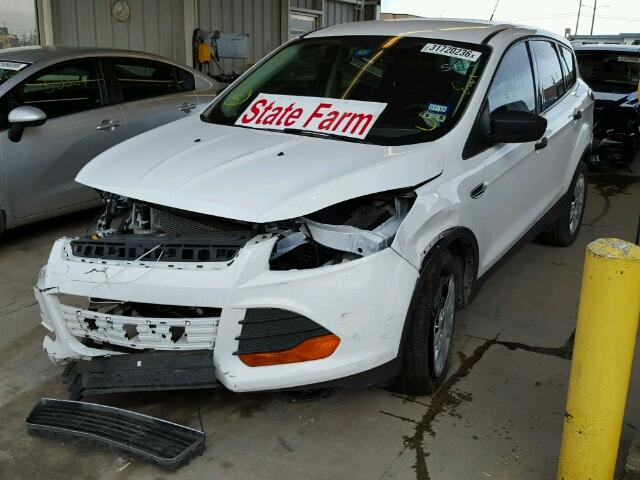 1FMCU0F77EUB61902 - 2014 FORD ESCAPE S WHITE photo 2