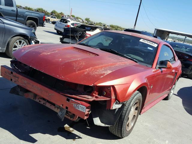 1FAFP4044YF240103 - 2000 FORD MUSTANG RED photo 2