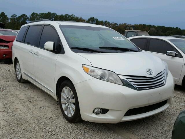 5TDYK3DC8DS287819 - 2013 TOYOTA SIENNA WHITE photo 1