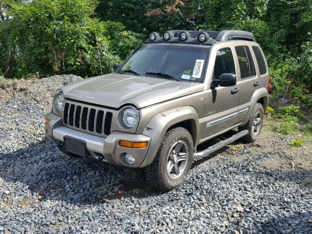 1J4GL38K04W194295 - 2004 JEEP LIBERTY RE TAN photo 2