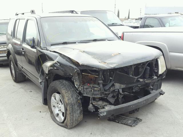 5N1AR18U36C647857 - 2006 NISSAN PATHFINDER BLACK photo 1