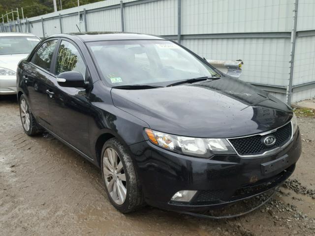 KNAFW4A34A5115758 - 2010 KIA FORTE BLACK photo 1