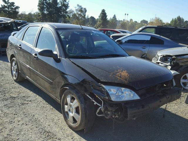 1FAHP34N67W278288 - 2007 FORD FOCUS ZX4 BLACK photo 1