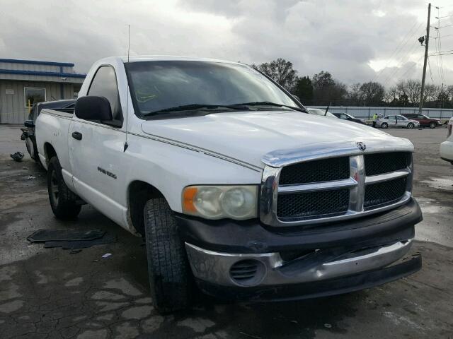 1D7HA16K22J137068 - 2002 DODGE RAM 1500 WHITE photo 1