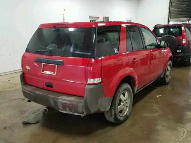 5GZCZ33D65S848364 - 2005 SATURN VUE RED photo 4