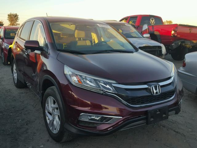 2HKRM4H58GH626962 - 2016 HONDA CR-V EX BURGUNDY photo 1