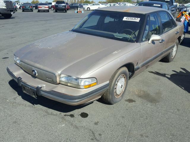 1G4HP53L2PH493401 - 1993 BUICK LESABRE CU TAN photo 2