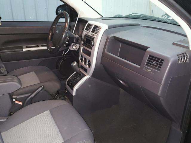 1J8FT47W38D558196 - 2008 JEEP COMPASS SP BLACK photo 5