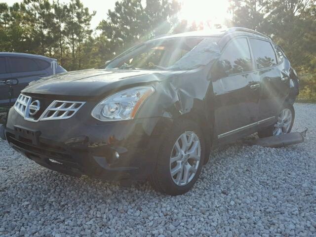 JN8AS5MT3CW271883 - 2012 NISSAN ROGUE S BLACK photo 2