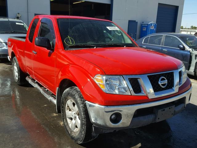 1N6AD0CW7AC408503 - 2010 NISSAN FRONTIER RED photo 1