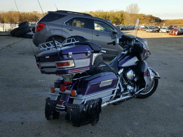1HD1FCW141Y636569 - 2001 HARLEY-DAVIDSON FLHTCUI PURPLE photo 4